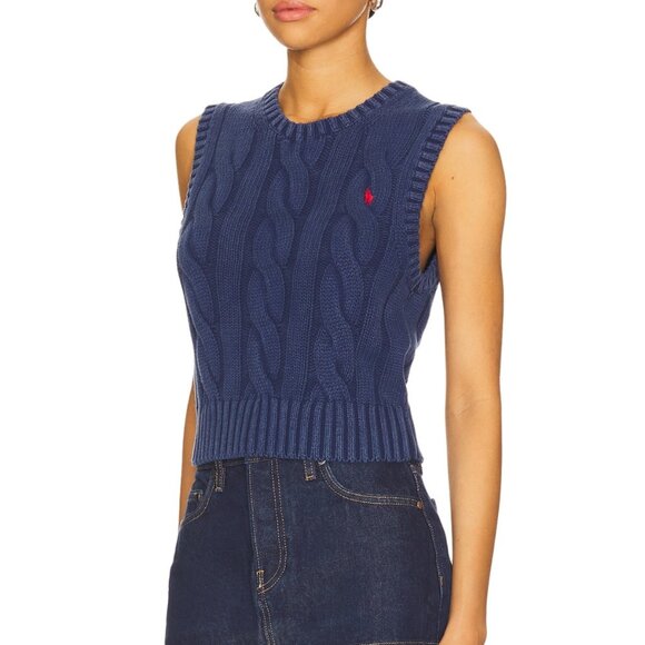 Ralph Lauren Cotton Sleveless Crew Vest Polo NWOT - Picture 4 of 7
